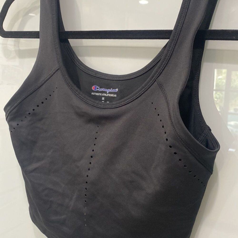 Champion Women's Black Workout Low Impact Bra Lined Sz M - Picture 3 of 5
